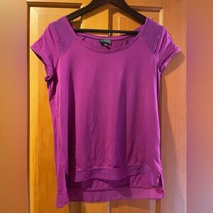 The Limited - Pink/Purple short sleeve Shirt- M